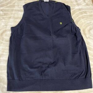 Victorinox Dark Blue V-Neck Sweater Vest L